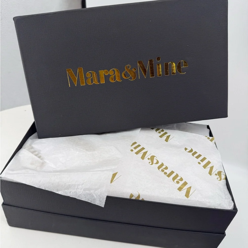 Mara & Mine Theresa Heeled Sandals – Blue | Size 7  New with Box 60155-9 Luxury - Picture 7 of 12